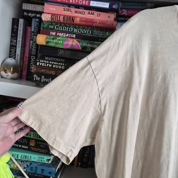 Zenana Outfitters Beige Short Sleeve Tee - Picture 2 of 5